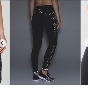 Lululemon Reflective Speed Tight Sequin Dot 6